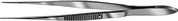 Dressing Forceps With Serrations Heavy Straight - E1404